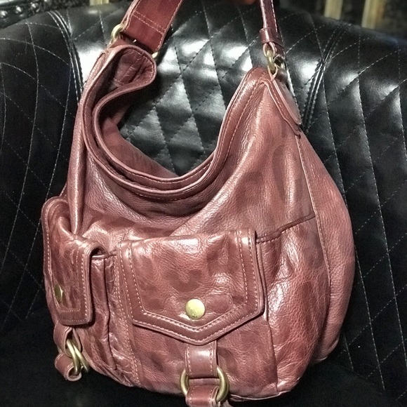 MARC JACOBS Burgundy Print Bag - Picture 1 of 7